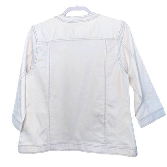 NWOT 𝅺Palm Harbour | Open Front Embroidered Starfish & Rhinestone Jacket - Picture 6 of 10